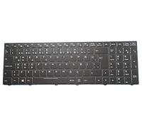RTDPART Tastiera per PC Portatile CLEVO N850HJ N850HJ1 N850HC N850HN N850EJ1 N850EK1 N850HL N850HP6 N850HZ Turchia TR Cornice Nera e retroilluminata