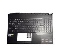 RTDPART Tastiera retroilluminata Nera PalmRest e US per Laptop usata con Parole Bianche per MSI Pulse GL66 11U 11UCK 11UDK 11UEK 11UGK 11UGKV Inglese US Senza touchpad 95% Nuovo