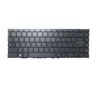 RTDPART Tastiera retroilluminata per Laptop per MSI Delta 15 Delta 15 A5EFK MS-15CK 15.6'Italia IT Grigio Senza Cornice