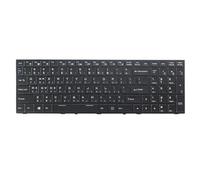 RTDPART Tastiera retroilluminata RGB a 3 Zone per Laptop per CLEVO P670HP6 P670HP6-G P670HS P670HS-G P670RP6 P670RP6-G P670RS P670RS-G Cinese Tradizionale TW con Cornice Nera Nuova