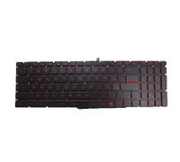RTDPART Tastiera retroilluminata Rossa del Computer Portatile per MSI GF75 Sottile 8RC 8RCS 8RD 8SC 9RCX 9SC 9SCSR 9SCXR 9SD Italia IT Parole Rosse Nuovo