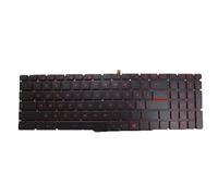 RTDPART Tastiera retroilluminata Rossa del Computer Portatile per MSI WT72 2OL 2OK 2OM 6QI 6QJ 6QK 6QL 6QM 6QN WT73VR 7RM Italia IT Parole Rosse Nuovo
