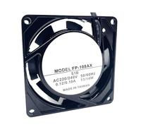 RTDPART Ventola di Raffreddamento FP-108AX S1B FP-108AX-S1B AC220/240V 50/60HZ 0,12/0,10A 13/14W Ventola Quadrata 80x80x25mm novità
