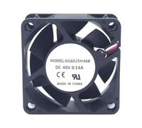 RTDPART Ventola di Raffreddamento per EG Power EG6025H48B DC48V 0.14A 3 Linee