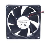 RTDPART Ventola di Raffreddamento per EG Power EG8025H12S DC12V 0.51A 2 Linee
