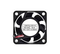RTDPART Ventola di Raffreddamento per NONOISE G4015L12D1+6 DC12V 0.080A 4PIN 4 Linee