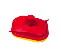 RTECH Coperchio Ermetico Cassa Filtro Rosso-Giallo Replica Ktm/Hu-R-CPKTM0018BL