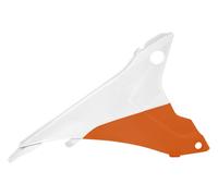RTECH COPERCHIO LATERALE AIRBOX ARANCIO NEON-BIANCO KTM EXCF 350 2014-2016