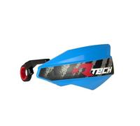 RTECH COPPIA PARAMANI VERTIGO + KIT MONTAGGIO BICI MTB CELESTE AZZURRO