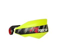 RTECH COPPIA PARAMANI VERTIGO + KIT MONTAGGIO BICI MTB GIALLO NEON