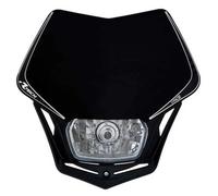 R-tech Mascherina PORTAFARO Universale V-Face Full LED Nero
