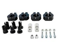 Rtech Kit di Montaggio per Paramani Con Alubuegel per 22/28mm Manubrio Plastica