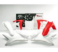 Rtech Kit Plastica Adatto An Honda Crf 250 14-17 Crf 450 13-16 Rosso/Bianco