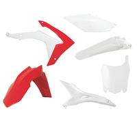 Rtech Kit Plastica Adatto An Honda Crf 250 14-17 Crf 450 13-16 US Rosso/Bianco