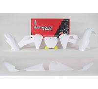 Rtech Kit Plastica Adatto An Husqvarna FC TC 125 250 350 450 19-22 Bianco/Gelb