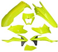 Rtech Kit Plastica Adatto An KTM EXC (F) Xc-W 125 250 300 350 450 500 17-19 Neon