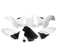 RTECH Kit Plastica Adatto An Yamaha YZ 125 250 02-21 Wr 250 16-22 Bianco