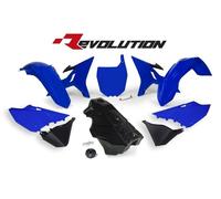 Rtech Kit Plastica Adatto An Yamaha YZ 125 250 02-21 Wr 250 ab16 Blu Con Tank