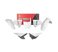 RTECH Kit Plastiche 5 Pezzi Honda Replica Bianco Nero Crf 25..-R-KITCRF-BN0-625