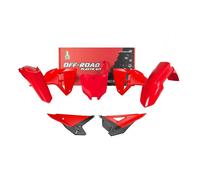 RTECH Kit Plastiche 5 Pezzi Honda Replica Rosso Nero Crf 25..-R-KITCRF-RS0-625