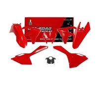 RTECH Kit Plastiche 6 Pezzi Colore Rosso Gas Gas Ec/EcF 24..-R-KITGAS-RG0-624