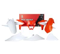 RTECH KIT PLASTICHE ARANCIONE-BIANCO KTM EXCF 125 2020-2023