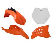 RTECH KIT PLASTICHE ARANCIONE-BIANCO KTM SX 65 2012-2015