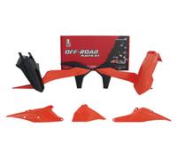 RTECH KIT PLASTICHE ARANCIONE-NERO KTM EXCF 300 2020-2023