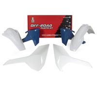 RTECH KIT PLASTICHE BIANCO-BLU HUSQVARNA TE 300 2017-2019