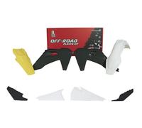 RTECH KIT PLASTICHE BIANCO-NERO-GIALLO HUSQVARNA TE 350 2020-2023