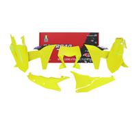 RTECH KIT PLASTICHE GIALLO NEON-NERO KTM EXCF 150 2024