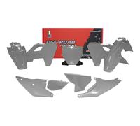 RTECH KIT PLASTICHE GRIGIO QUANTUM HUSQVARNA TC 350 2023-2024