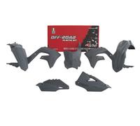 RTECH KIT PLASTICHE GRIGIO QUANTUM KAWASAKI KX 450 2019-2023