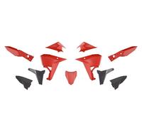 RTECH KIT PLASTICHE REVOLUTION ENDURO KOVE 800 RALLY 2024-2025 ROSSO NERO