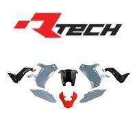 RTECH KIT PLASTICHE YAMAHA TENERE' 700 T7 REVOLUTION LIGHT GREY-BLACK-RED 2022