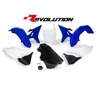 RTECH KIT PLASTICHE YZ REVOLUTION CON SERBATOIO YAMAHA YZ 250 2002-2021 BIANCO