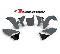 RTECH KIT PLASTICHE YZ REVOLUTION YAMAHA WR 250 2016-2022 GRIGIO QUANTUM