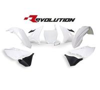 RTECH KIT PLASTICHE YZ REVOLUTION YAMAHA YZ 125 2002-2021 BIANCO NERO