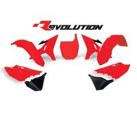 RTECH KIT PLASTICHE YZ REVOLUTION YAMAHA YZ 125 2002-2021 ROSSO NEON