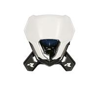 RTECH MASCHERINA PORTA FARO V-FACE 2.0 FULL LED MOTO CROSS ENDURO BIANCO