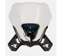 RTECH MASCHERINA PORTA FARO V-FACE 2.0 FULL LED MOTO CROSS ENDURO BIANCO