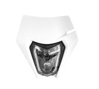 RTECH MASCHERINA PORTAFARO FARO LED OMOLOGATO KTM SMC-R 690 2019-2023 BIANCO