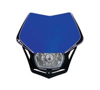 RTECH MASCHERINA PORTAFARO V-FACE FULL LED UNIVERSALE CROSS ENDURO NERO BLU