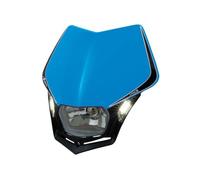 RTECH MASCHERINA PORTAFARO V-FACE LED UNIVERSALE CROSS ENDURO AZZURRO NERO