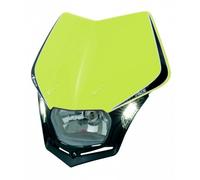 RTECH MASCHERINA PORTAFARO V-FACE LED UNIVERSALE CROSS ENDURO GIALLO FLUO NERO
