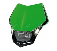 RTECH MASCHERINA PORTAFARO V-FACE LED UNIVERSALE CROSS ENDURO VERDE NERO