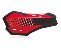 RTECH PARAMANI HP2 + KIT MONTAGGIO MANUBRIO UNIVERSALE ROSSO MOTO CROSS ENDURO