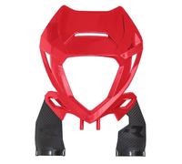 RTECH Plastica Ricambio Faro Anteriore C/Protezione Piastra Rosso-R-MASKBETRS20