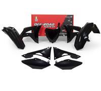 Rtech Plastikkit Adatto Per Honda CRF 250R 18-21 450R 17-20 Nero