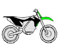 Rtech Plastikkit Adatto Per Kawasaki KX 250F 21-24 450F 19-23 Nero/Verde